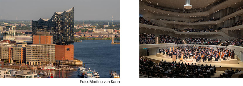 Elbphilharmonie von aussen und innen