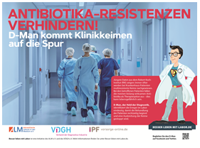 ALM 4. Welle Plakatmotiv Klinikkeime